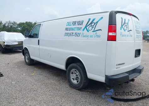 2020 Chevrolet Express Cargo Rwd 2500 Regular Wheelbase Wt z USA, uszkodzony, nr VIN 1GCWGAFGXL1232667